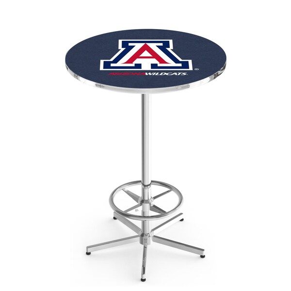 Holland Bar Stool Co 42" Chrome Arizona Pub Table L216C4228ArizUn - main